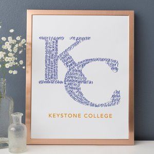 Keystone College Word Art